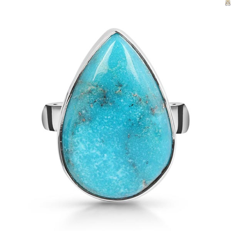 Turquoise Adjustable Ring-ADJ-R TRQ-2-259