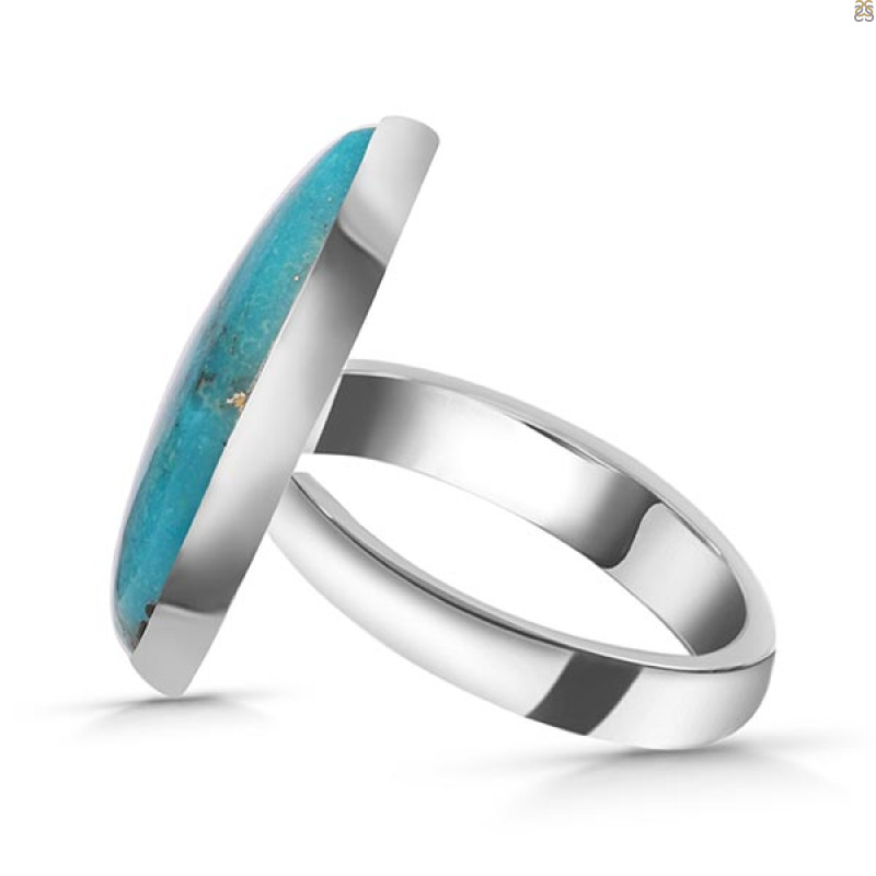 Turquoise Adjustable Ring-ADJ-R TRQ-2-259