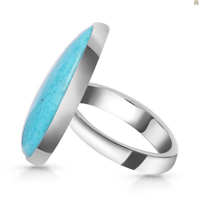 Turquoise Adjustable Ring-ADJ-R TRQ-2-264
