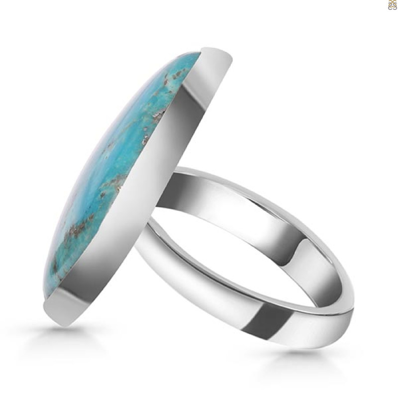 Turquoise Adjustable Ring-ADJ-R TRQ-2-265