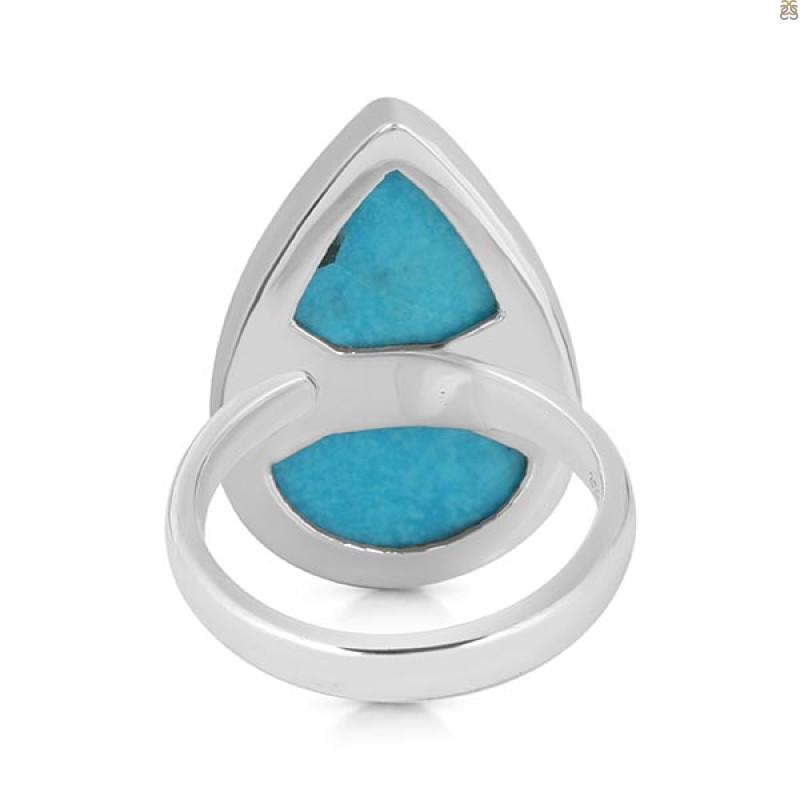 Turquoise Adjustable Ring-ADJ-R TRQ-2-273