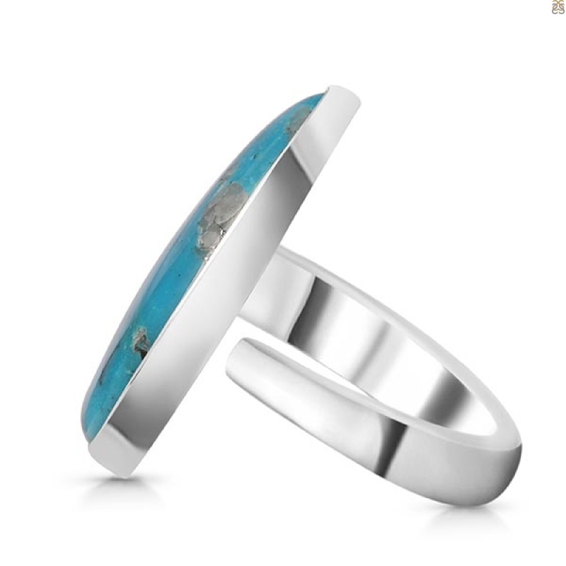 Turquoise Adjustable Ring-ADJ-R TRQ-2-274