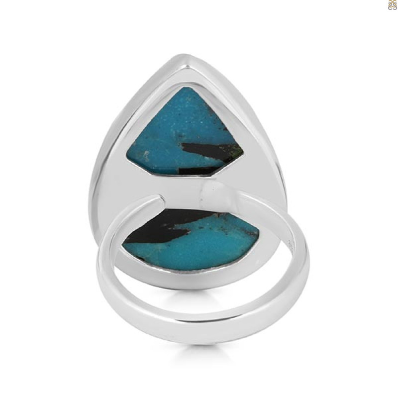 Turquoise Adjustable Ring-ADJ-R TRQ-2-274