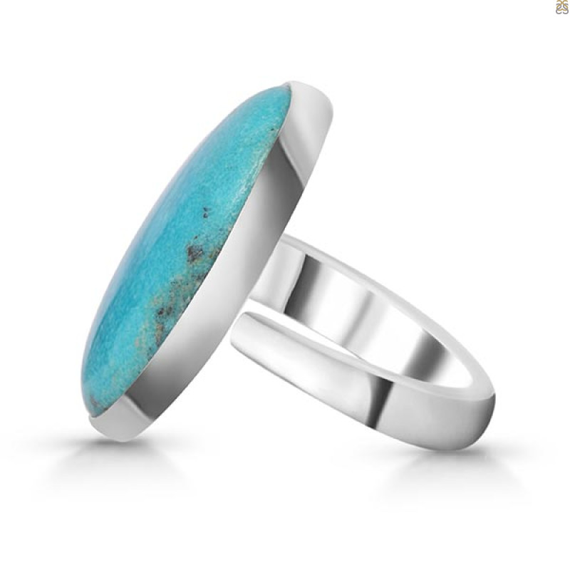 Turquoise Adjustable Ring-ADJ-R TRQ-2-277