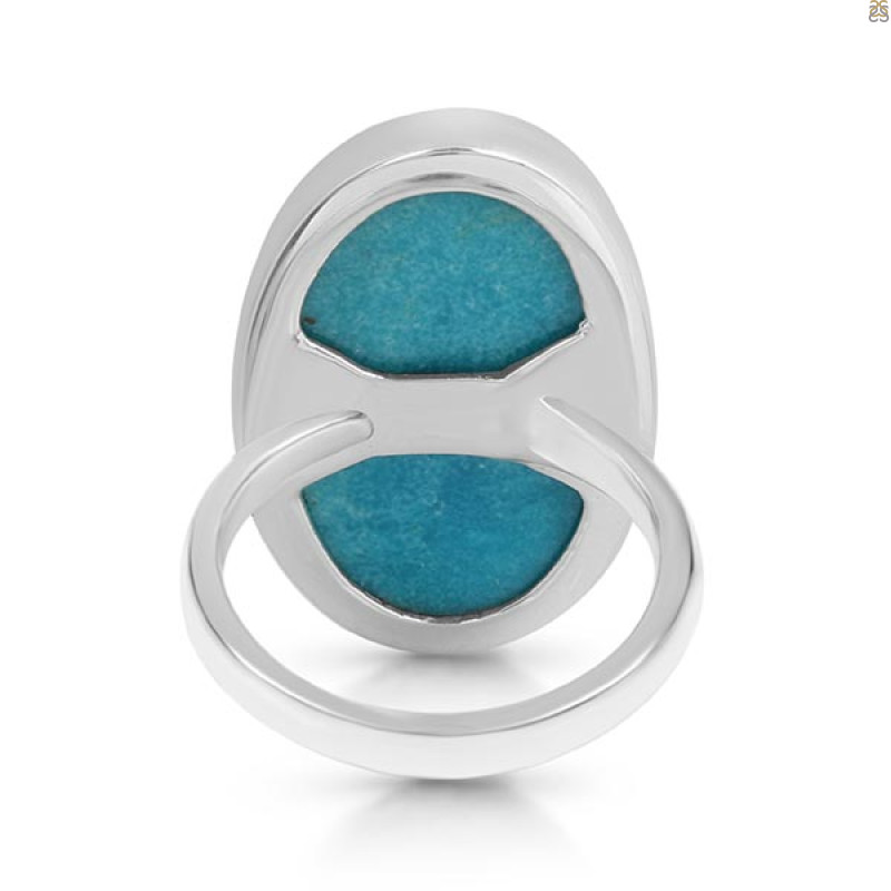 Turquoise Adjustable Ring-ADJ-R TRQ-2-277