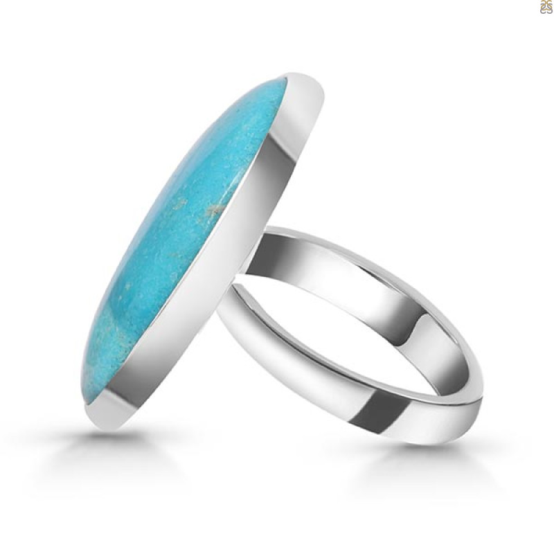 Turquoise Adjustable Ring-ADJ-R TRQ-2-278