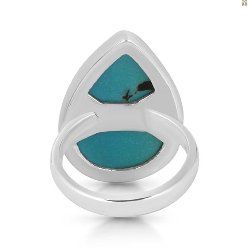 Turquoise Adjustable Ring-ADJ-R TRQ-2-279