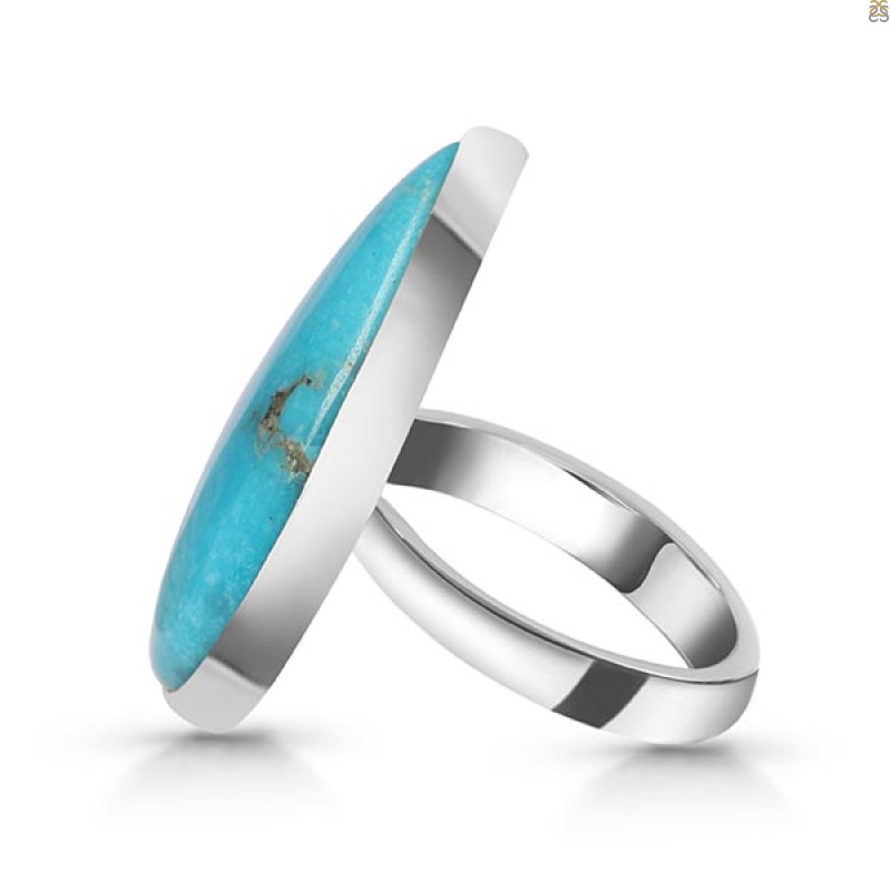 Turquoise Adjustable Ring-ADJ-R TRQ-2-284