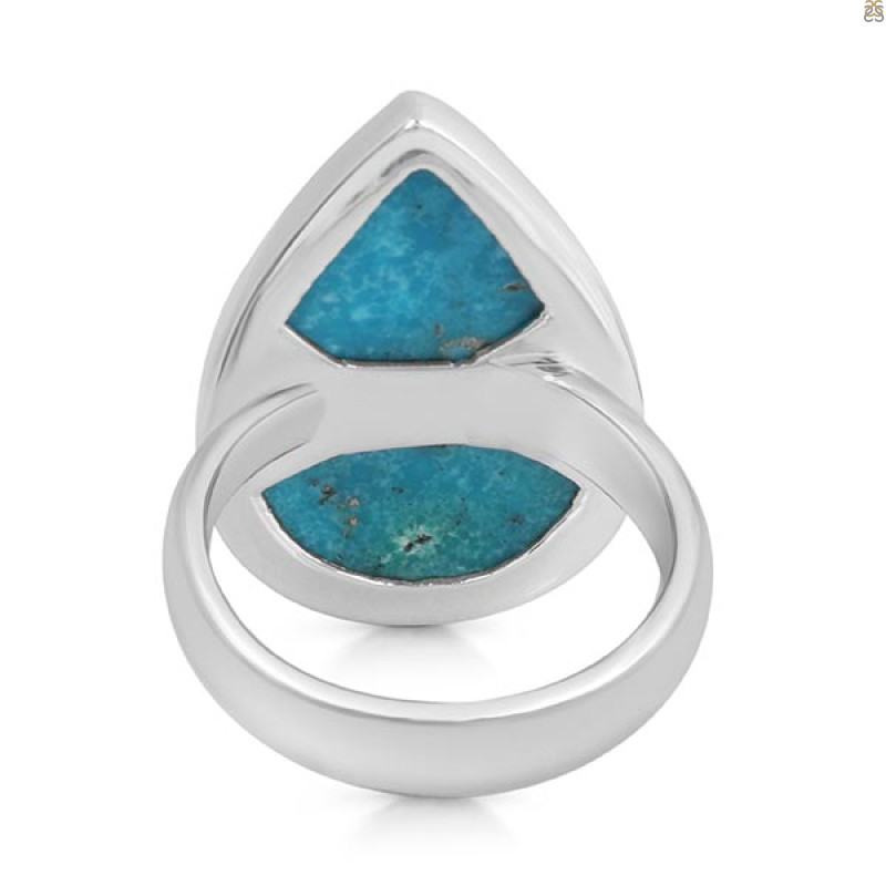 Turquoise Adjustable Ring-ADJ-R TRQ-2-285