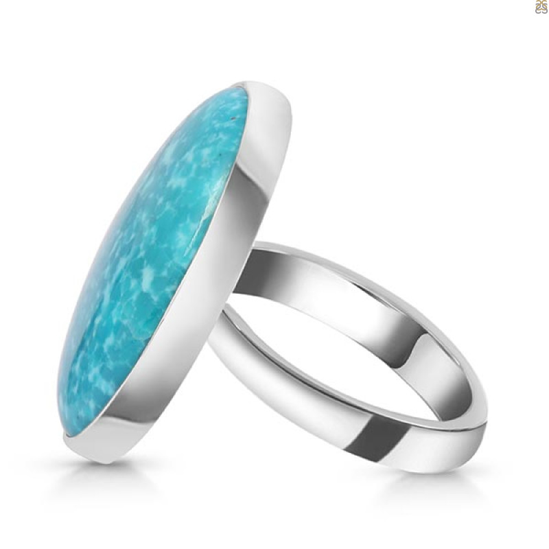 Turquoise Adjustable Ring-ADJ-R TRQ-2-287