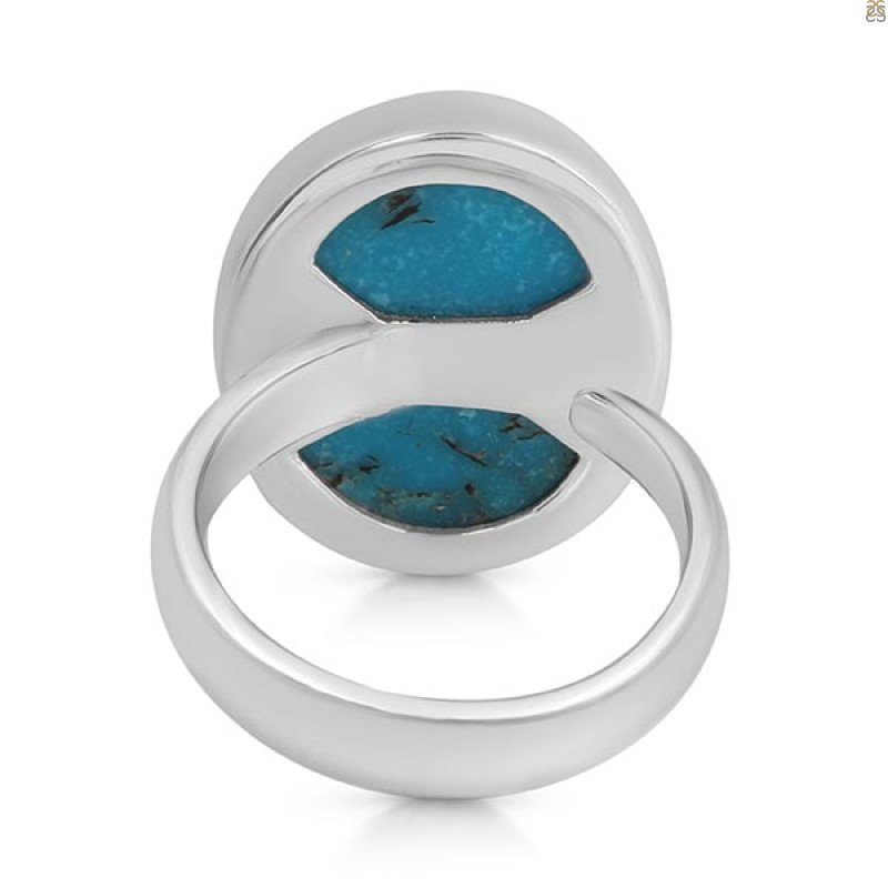 Turquoise Adjustable Ring-ADJ-R TRQ-2-290