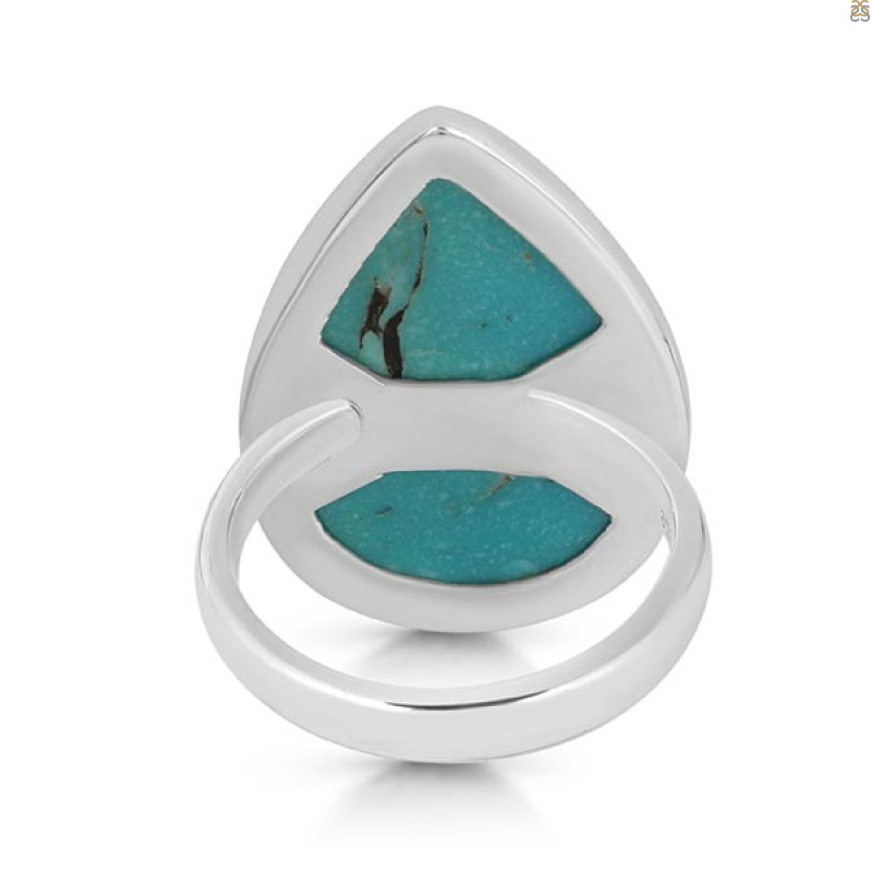 Turquoise Adjustable Ring-ADJ-R TRQ-2-292
