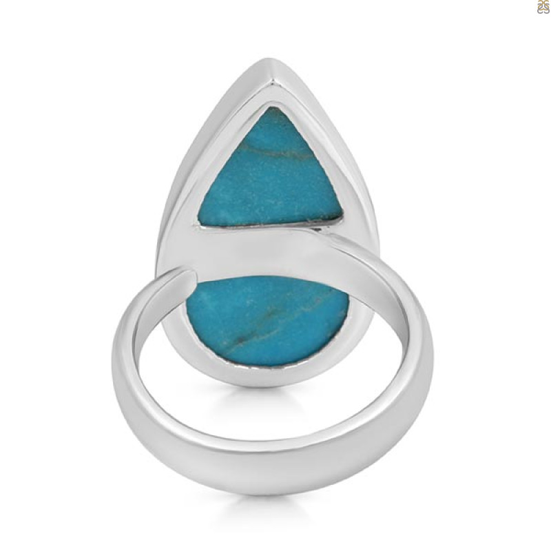 Turquoise Adjustable Ring-ADJ-R TRQ-2-302