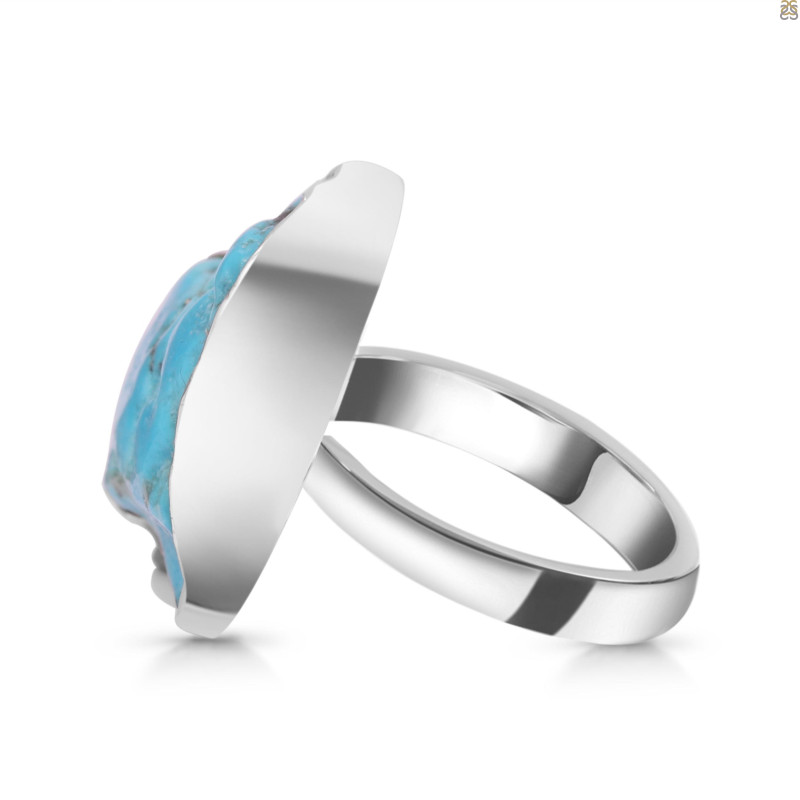 Turquoise Adjustable Ring-ADJ-R TRQ-2-322