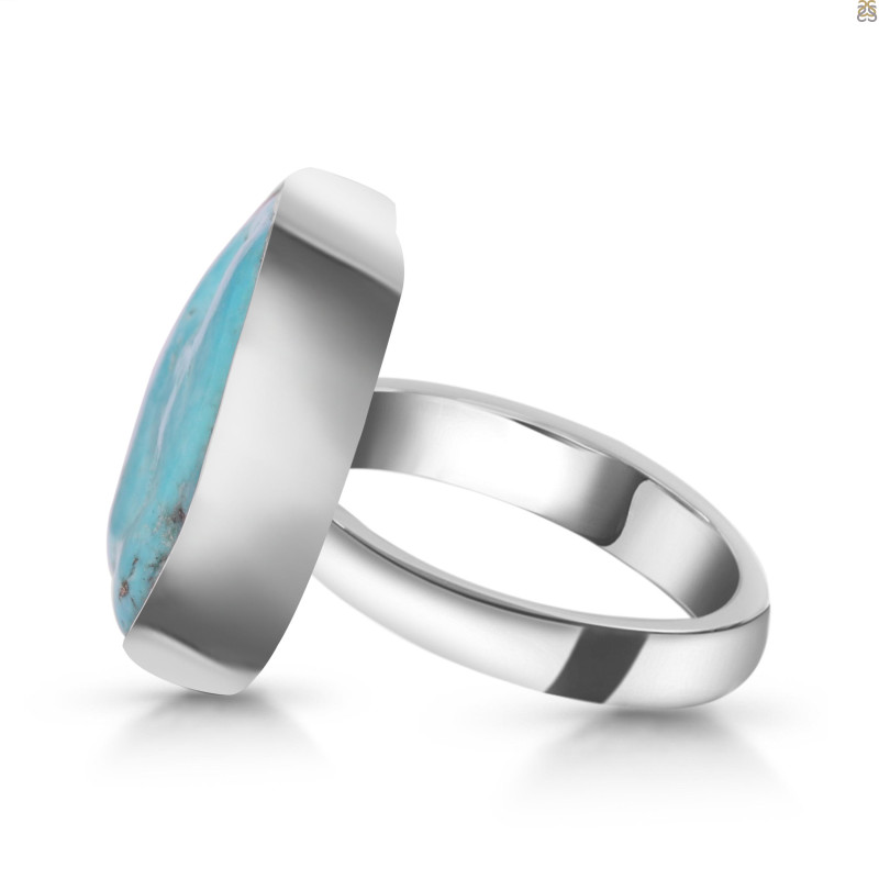 Turquoise Adjustable Ring-ADJ-R TRQ-2-337
