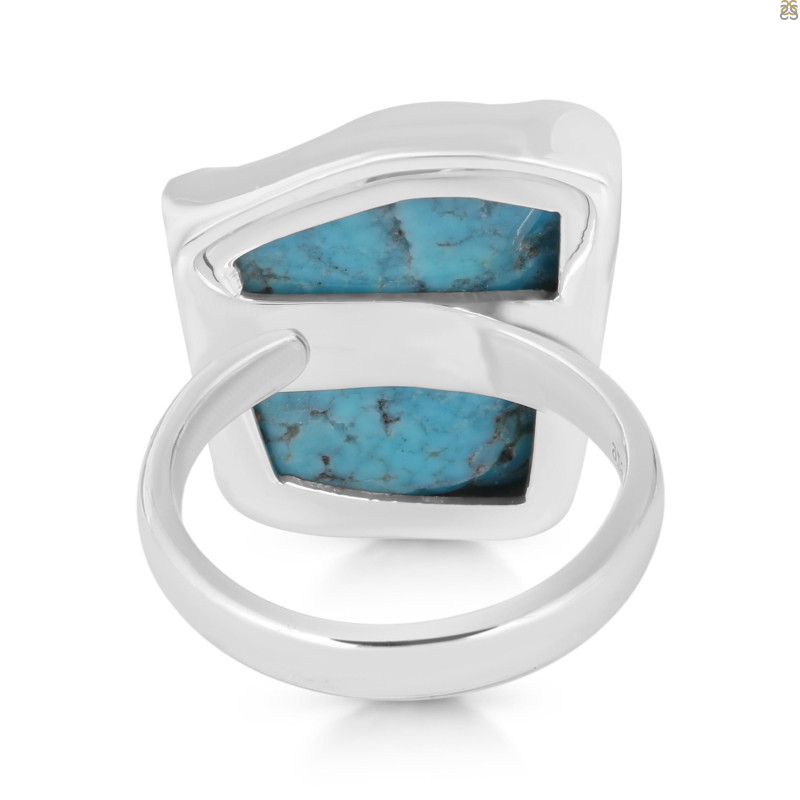 Turquoise Adjustable Ring-ADJ-R TRQ-2-349