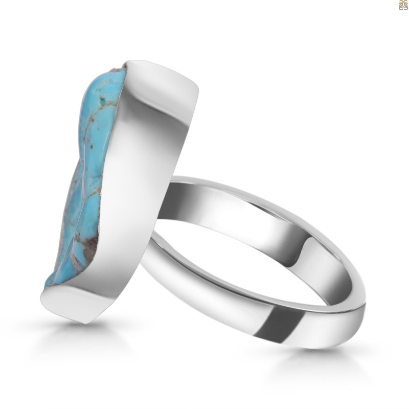 Turquoise Adjustable Ring-ADJ-R TRQ-2-351