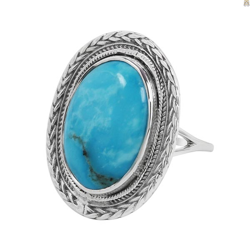 Turquoise Ring-R-Size-9 TRQ-2-81