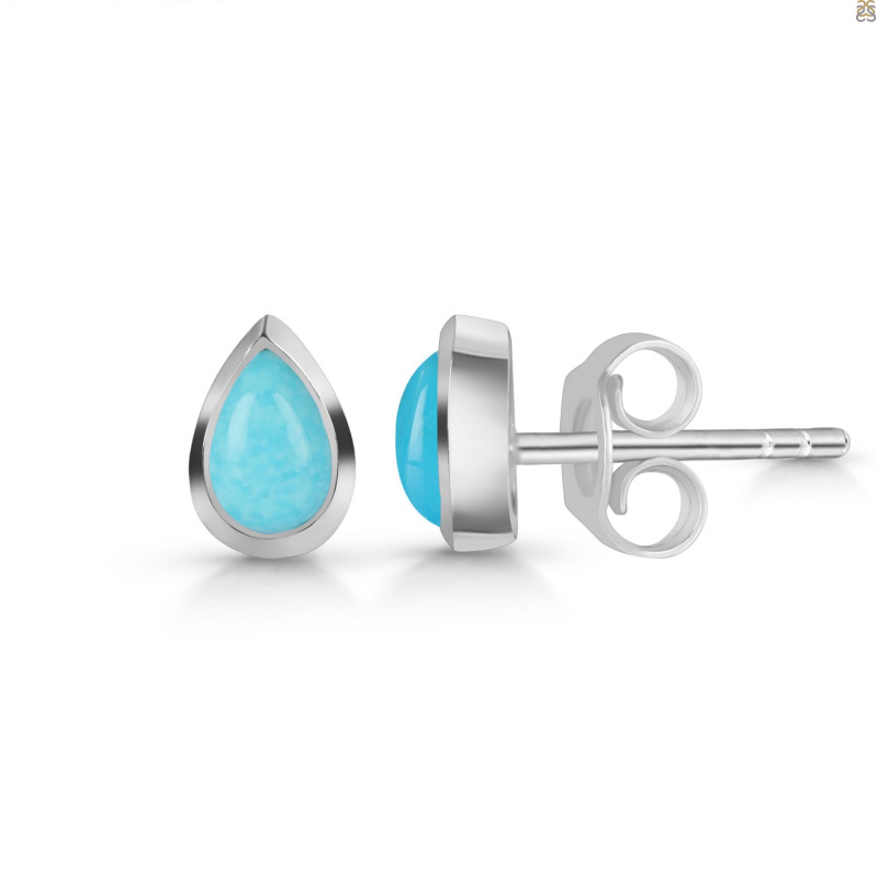 Turquoise Stud Earring TRQ-RDE-1111.