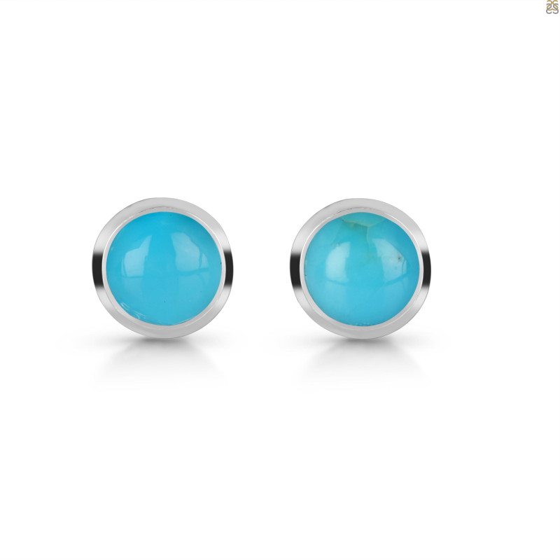 Turquoise Stud Earring TRQ-RDE-724.