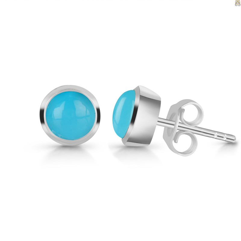 Turquoise Stud Earring TRQ-RDE-724.