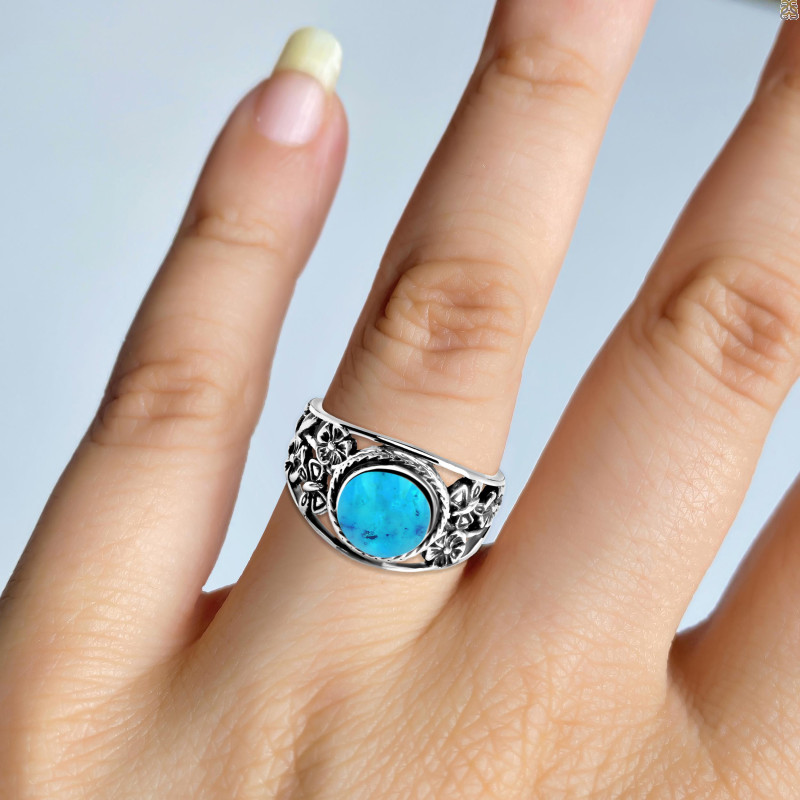 Turquoise Ring TRQ-RDR-64.