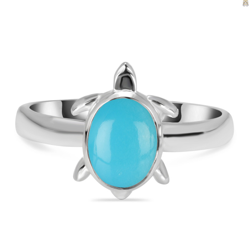 Turquoise Turtle Ring TRQ-RDR-78.