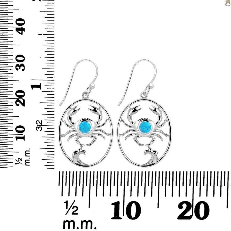 Turquoise Crab Earring TRQ-RUE-19.