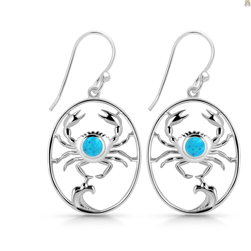 Turquoise Crab Earring TRQ-RUE-19.