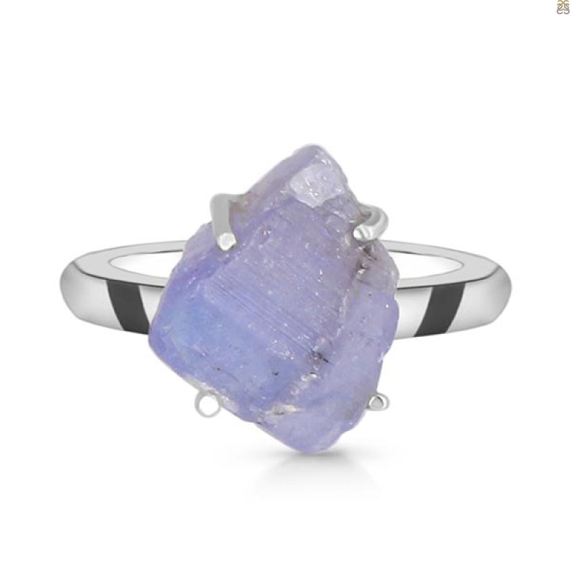 Tanzanite Rough Ring-R-Size-10 TZN-2-1