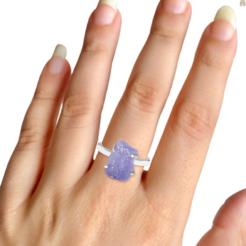 Tanzanite Rough Ring-R-Size-8 TZN-2-106