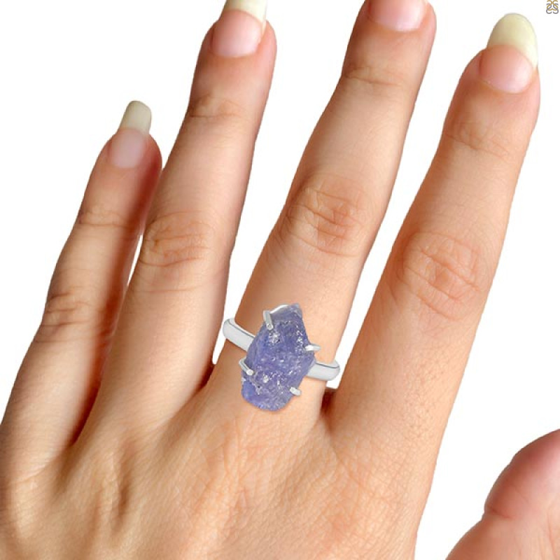 Tanzanite Rough Ring-R-Size-9 TZN-2-122