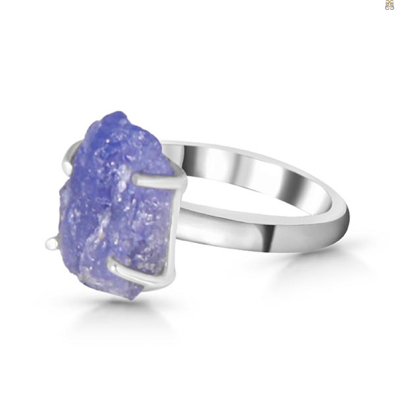 Tanzanite Rough Ring-R-Size-9 TZN-2-128