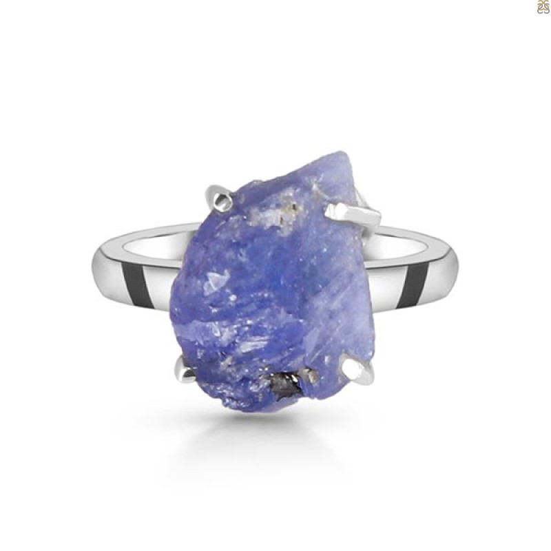 Tanzanite Rough Ring-R-Size-8 TZN-2-177
