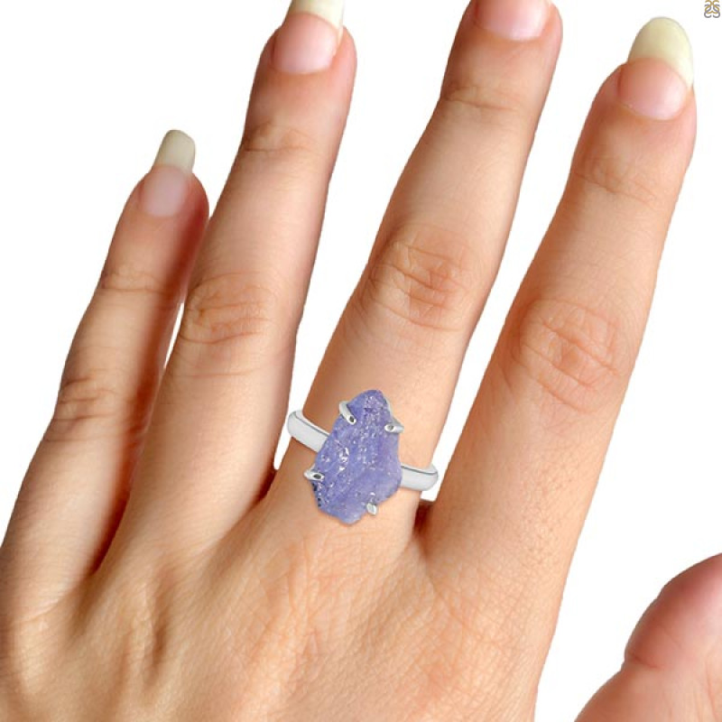 Tanzanite Rough Ring-R-Size-7 TZN-2-178