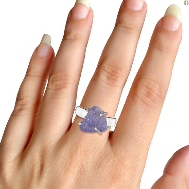 Tanzanite Rough Ring-R-Size-6 TZN-2-181