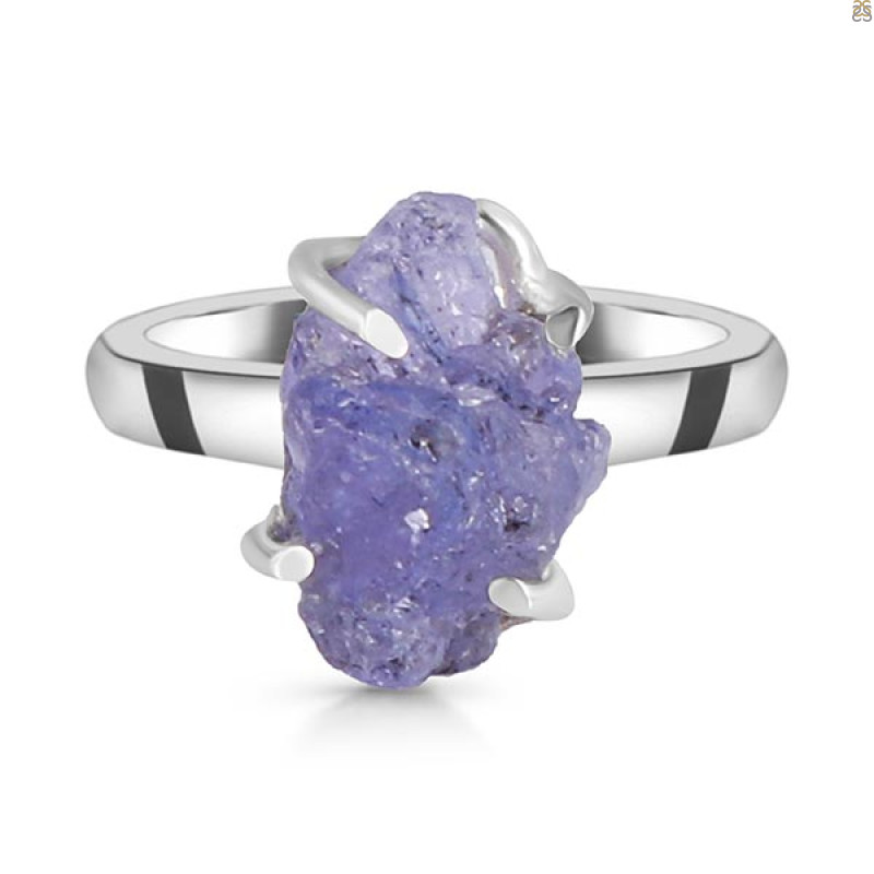 Tanzanite Rough Ring-R-Size-8 TZN-2-28