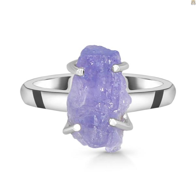 Tanzanite Rough Ring-R-Size-10 TZN-2-3