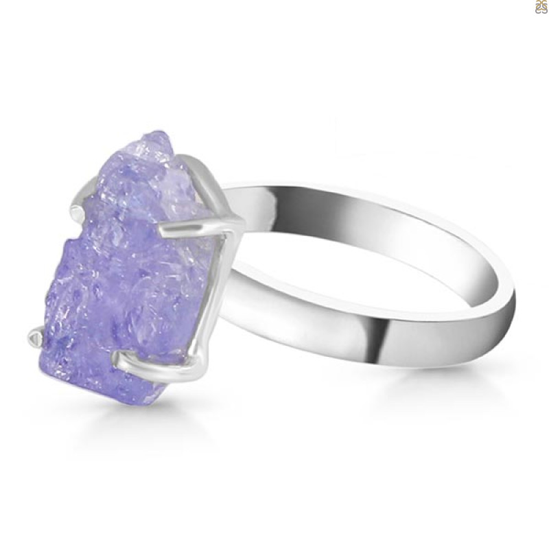 Tanzanite Rough Ring-R-Size-10 TZN-2-3