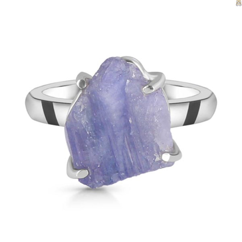 Tanzanite Rough Ring-R-Size-10 TZN-2-30