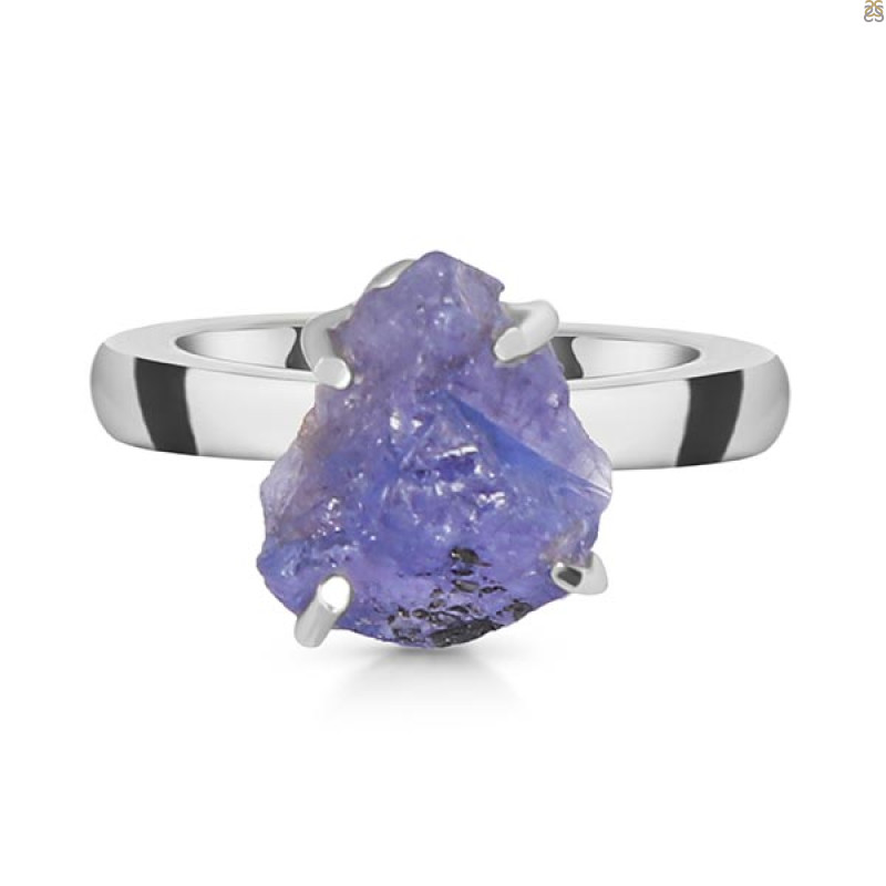 Tanzanite Rough Ring-R-Size-10 TZN-2-34
