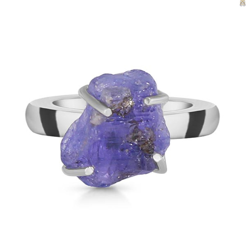 Tanzanite Rough Ring-R-Size-10 TZN-2-36