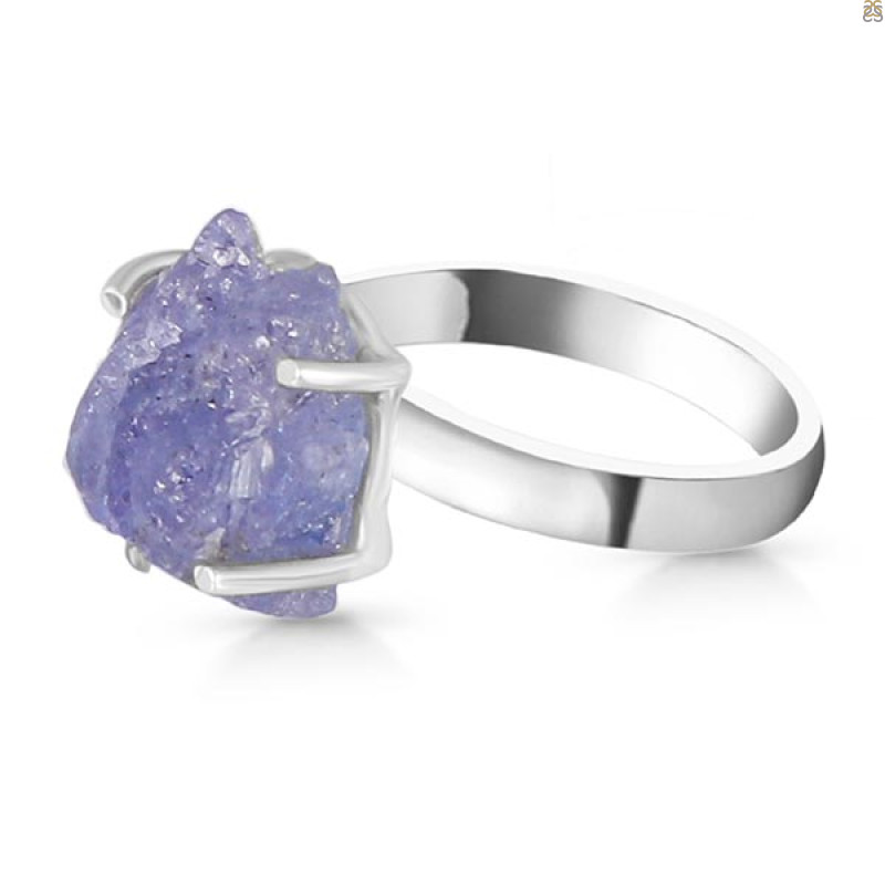 Tanzanite Rough Ring-R-Size-8 TZN-2-4