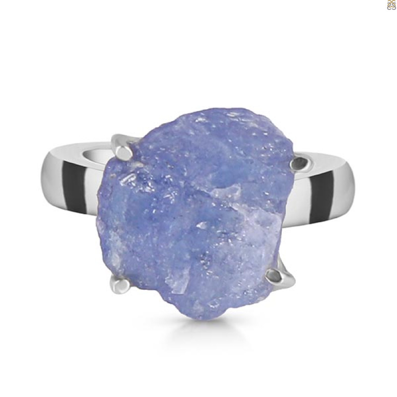 Tanzanite Rough Ring-R-Size-7 TZN-2-40