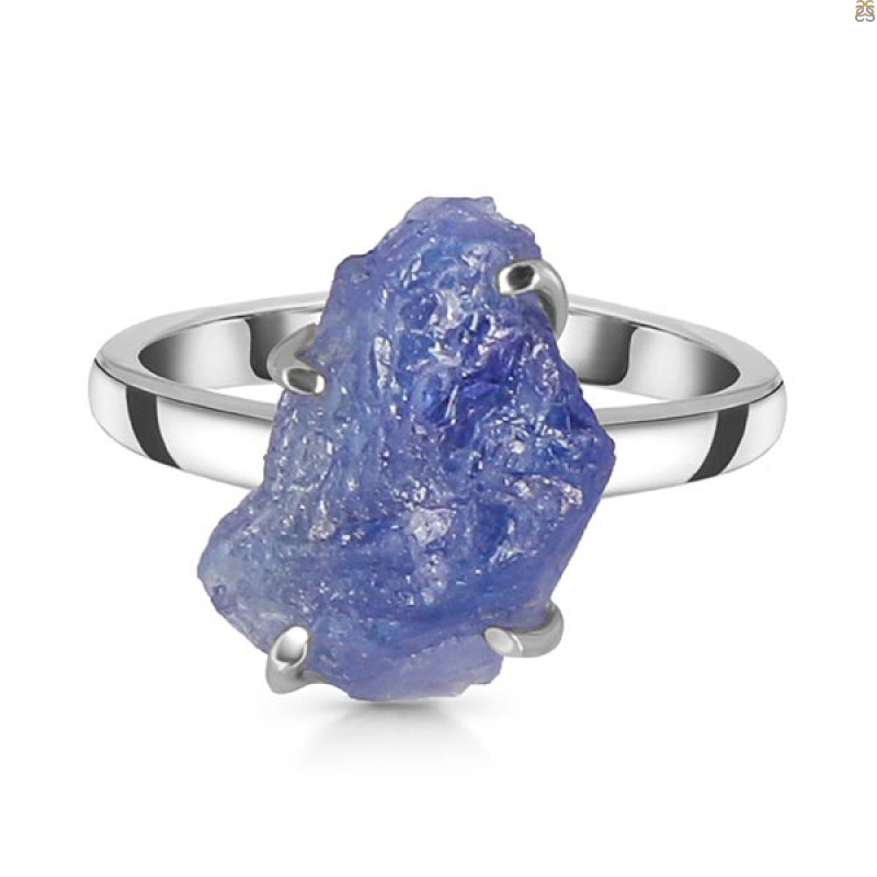 Tanzanite Rough Ring-R-Size-10 TZN-2-42