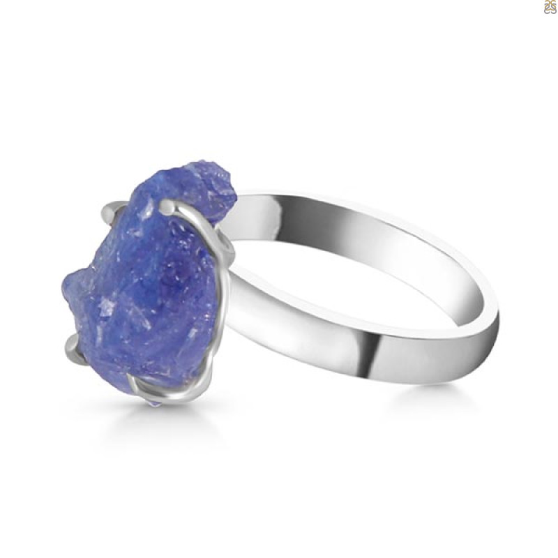 Tanzanite Rough Ring-R-Size-10 TZN-2-42