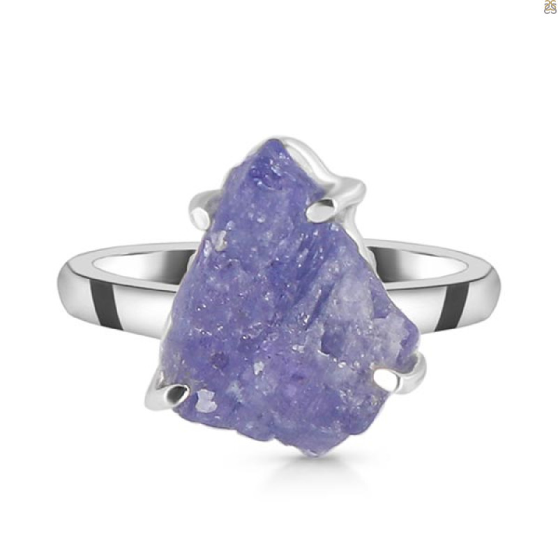 Tanzanite Rough Ring-R-Size-8 TZN-2-5