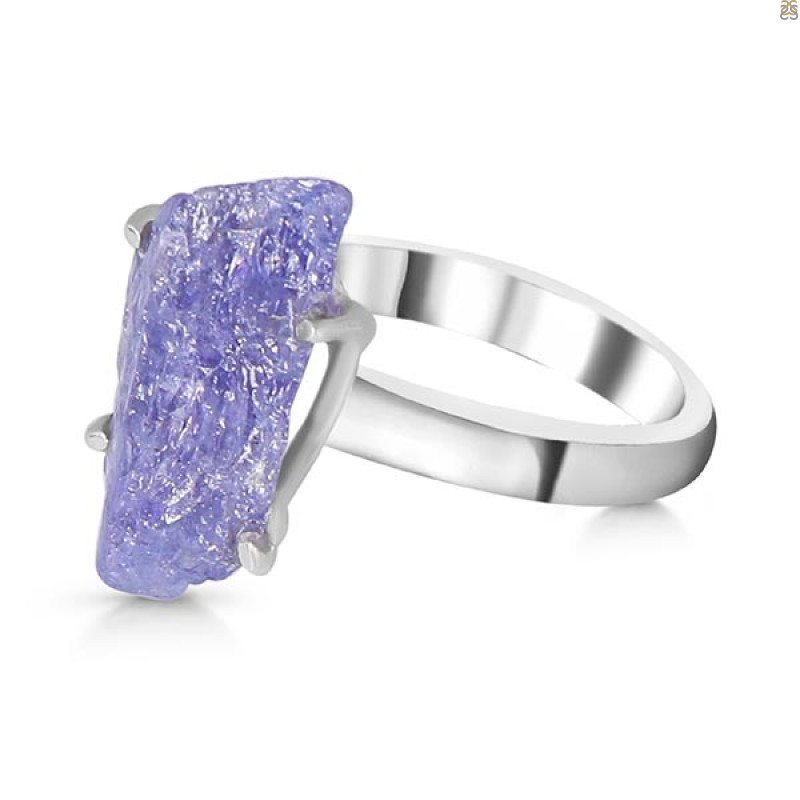 Tanzanite Rough Ring-R-Size-10 TZN-2-62
