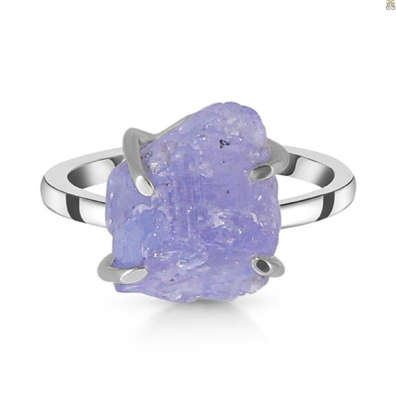 Tanzanite Rough Ring-R-Size-8 TZN-2-65