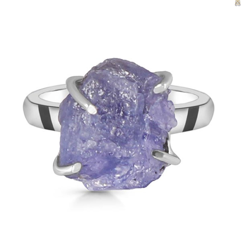Tanzanite Rough Ring-R-Size-8 TZN-2-73